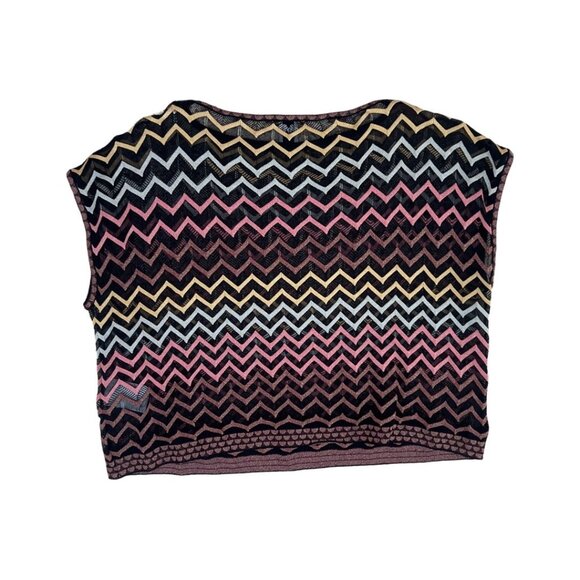 Missoni chevron multicolor top size S - Picture 2 of 6